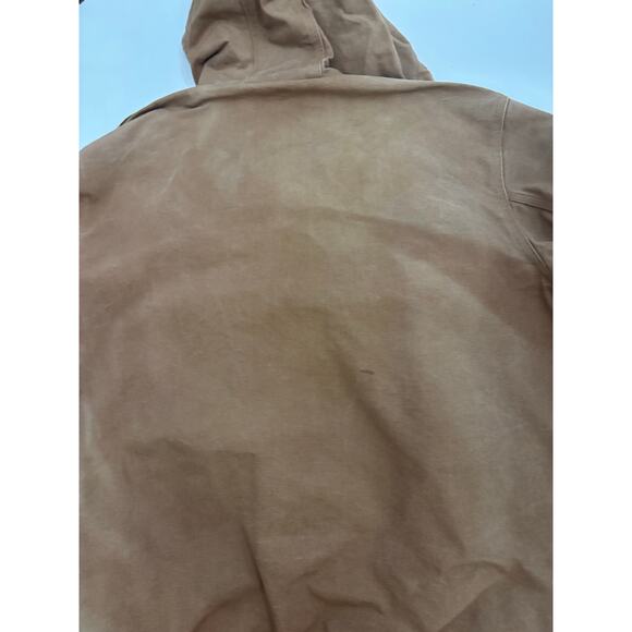 Vintage Carhartt J131 Sandstone Active Jacket union made Duck Thermal Workwear - Picture 10 of 11